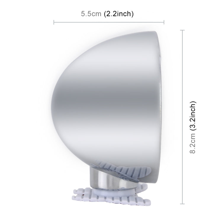 3R-044 Auxiliary Rear View Mirror Car Adjustable Blind Spot Mirror Wide Angle Auxiliary Rear View Side Mirror(Silver) - Interior Mirrors by 3R | Online Shopping South Africa | PMC Jewellery | Buy Now Pay Later Mobicred