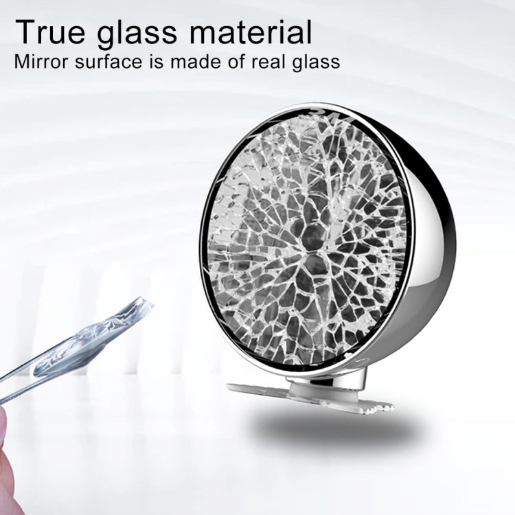 3R-044 Auxiliary Rear View Mirror Car Adjustable Blind Spot Mirror Wide Angle Auxiliary Rear View Side Mirror(Silver) - Interior Mirrors by 3R | Online Shopping South Africa | PMC TechLife | Buy Now Pay Later Mobicred