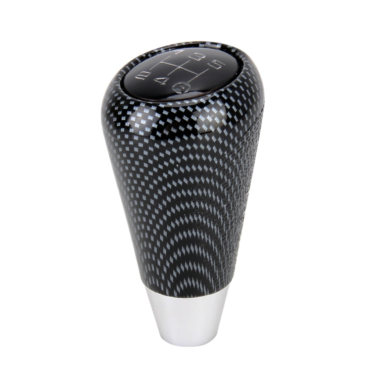 Universal Vehicle Modified Resin Shifter Manual 6-Speed Gear Shift Knob, Size: 8.2*5.5cm (Black White) - Shift Knob by PMC Jewellery | Online Shopping South Africa | PMC Jewellery | Buy Now Pay Later Mobicred