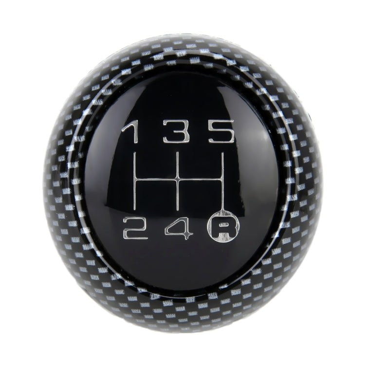 Universal Vehicle Modified Resin Shifter Manual 6-Speed Gear Shift Knob, Size: 8.2*5.5cm (Black White) - Shift Knob by PMC Jewellery | Online Shopping South Africa | PMC Jewellery | Buy Now Pay Later Mobicred