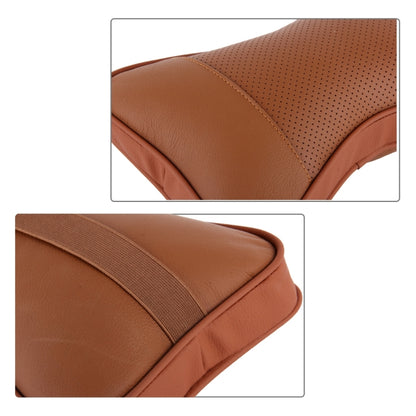 2 PCS MLC-06 Car Neck Pillow Soft Version Lovely Breathe Car Auto Head Neck Rest Cushion Headrest Pillow Pad (Brown) - Seat Accessories by PMC Jewellery | Online Shopping South Africa | PMC Jewellery | Buy Now Pay Later Mobicred