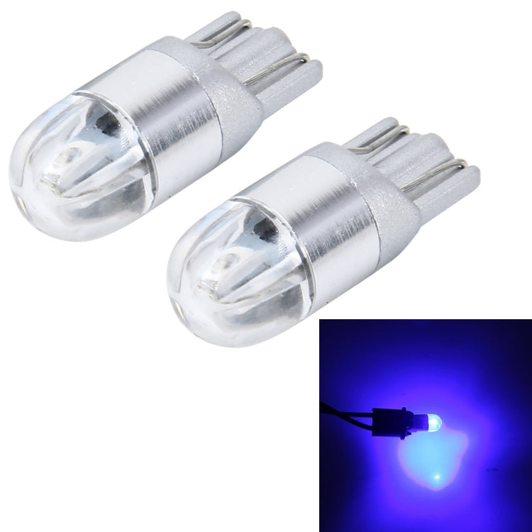 2 PCS T10 2W 2 SMD-3030 LED Car Clearance Lights Lamp, DC 12V (Blue Light) - Clearance Lights by PMC Jewellery | Online Shopping South Africa | PMC Jewellery | Buy Now Pay Later Mobicred