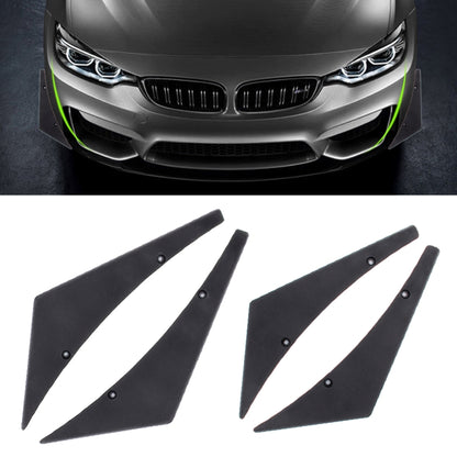 4 PCS Car-Styling Blade Decorative Sticker(Black) - Decorative Sticker by PMC Jewellery | Online Shopping South Africa | PMC Jewellery | Buy Now Pay Later Mobicred