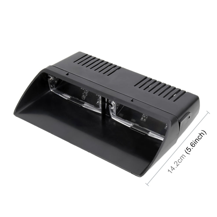 DC 12V 4.2W 16LEDs Crystal Lamp Beads Car Windshield Warning Lamp 18 Flash Patterns(Adjustable) - Warning Lights by PMC TechLife | Online Shopping South Africa | PMC TechLife | Buy Now Pay Later Mobicred