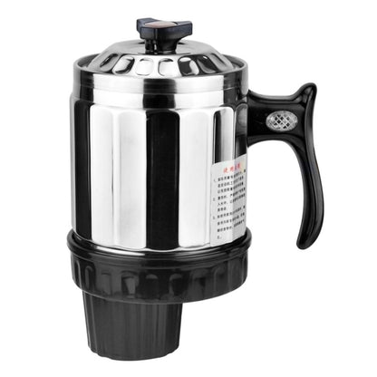 Universal DC 24V Stainless Steel Car Electric Kettle Heated Mug Heating Cup with Charger Cigarette Lighter for Car and Family, Capacity: 1000ML - Heating Cups by PMC Jewellery | Online Shopping South Africa | PMC Jewellery | Buy Now Pay Later Mobicred