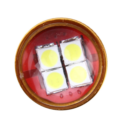 2 PCS 1156/BA15S 15W 1300LM 6500K 28 SMD-3030 LED Car Brake Lights Turn Light, DC 12V(White Light) - Brake Lights by PMC Jewellery | Online Shopping South Africa | PMC Jewellery | Buy Now Pay Later Mobicred