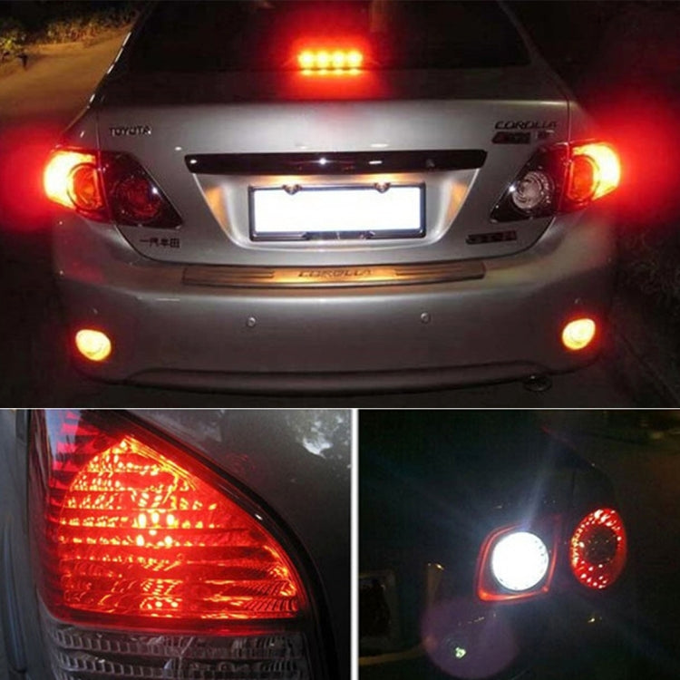 2 PCS 1157/BAY15D 15W 1300LM 6500K 28 SMD-3030 LED Car Brake Lights Turn Light, DC 12V(White Light) - Brake Lights by PMC Jewellery | Online Shopping South Africa | PMC Jewellery | Buy Now Pay Later Mobicred