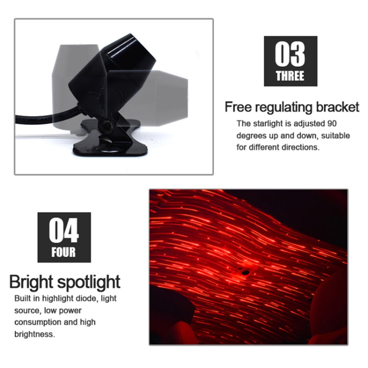 Roof Ceiling Atmosphere Decoration Red Light Star Night Lights Meteor Lamp Projector with Remote Control - Atmosphere lights by PMC Jewellery | Online Shopping South Africa | PMC Jewellery | Buy Now Pay Later Mobicred