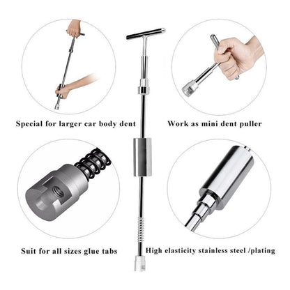 7 in 1 Auto Repair Body Tool Kit PDR Dent Paintless Repair Tools Dent Puller T Bar Slide Hammer Reverse Hammer for Dent - Sheet Metal Tools by PMC Jewellery | Online Shopping South Africa | PMC Jewellery | Buy Now Pay Later Mobicred