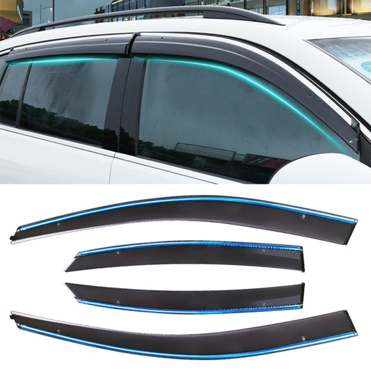 4 PCS Window Sunny Rain Visors Awnings Sunny Rain Guard for Ford Focus 2005-2011 Version Classic Style Sedan - Window Foils & Solar Protection by PMC Jewellery | Online Shopping South Africa | PMC Jewellery | Buy Now Pay Later Mobicred