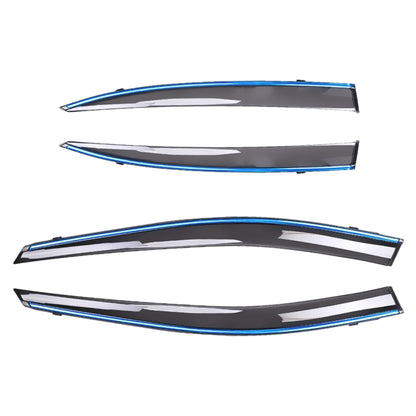 4 PCS Window Sunny Rain Visors Awnings Sunny Rain Guard for Honda CITY 2009-2014 Version - Window Foils & Solar Protection by PMC Jewellery | Online Shopping South Africa | PMC Jewellery | Buy Now Pay Later Mobicred