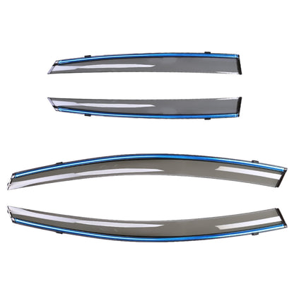 4 PCS Window Sunny Rain Visors Awnings Sunny Rain Guard for Ford Fiesta 2010-2018 Version Sedan - Window Foils & Solar Protection by PMC Jewellery | Online Shopping South Africa | PMC Jewellery | Buy Now Pay Later Mobicred