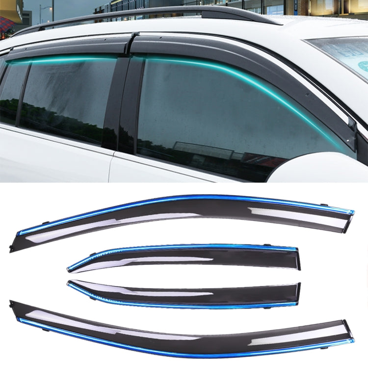 4 PCS Window Sunny Rain Visors Awnings Sunny Rain Guard for Toyota Camry 2018 Version Eighth Generation - Window Foils & Solar Protection by PMC Jewellery | Online Shopping South Africa | PMC Jewellery | Buy Now Pay Later Mobicred