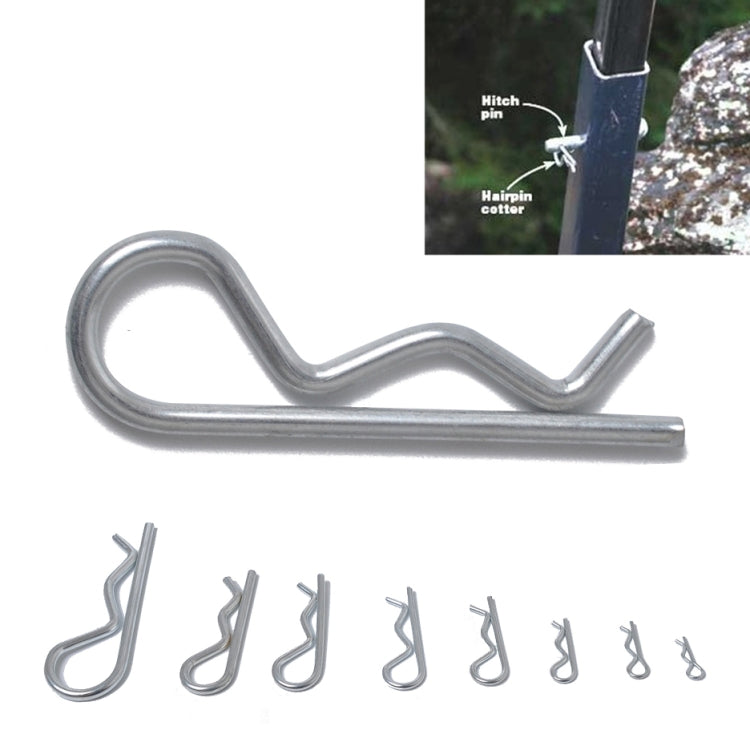 180 PCS Heavy Duty Zinc Plated Cotter R Tractor Clip Pin for Car / Boat / Garages - Booster Cable & Clip by PMC Jewellery | Online Shopping South Africa | PMC Jewellery