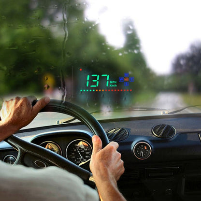 A2 HUD 3.5 inch HD GPS Car Head Up Display, Speed & Over Speed Alarm, Compass, Freely Switch Between Kilometers and Miles(Black) - Head Up Display System by PMC Jewellery | Online Shopping South Africa | PMC Jewellery | Buy Now Pay Later Mobicred