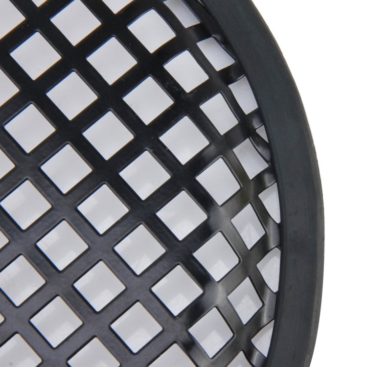 8 inch Car Auto Metal Mesh Black Square Hole Subwoofer Loudspeaker Protective Cover Mask Kit with Fixed Holder - Car Amplifiers by PMC Jewellery | Online Shopping South Africa | PMC Jewellery | Buy Now Pay Later Mobicred