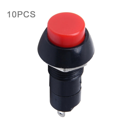 10 PCS Car Auto Universal DIY 2 Pin Round Cap OFF- ON Push Button - Car Switches by PMC Jewellery | Online Shopping South Africa | PMC Jewellery