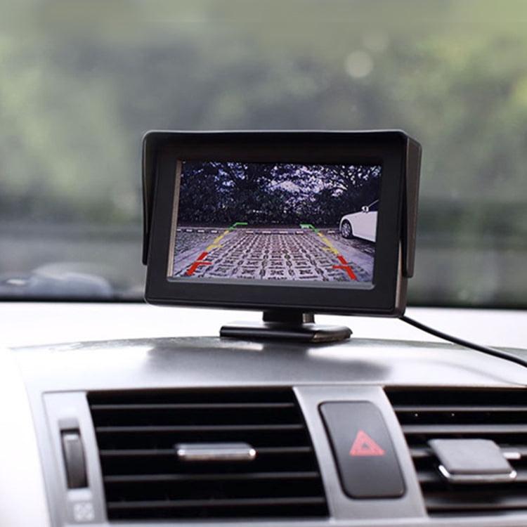 Universal 4.3 inch Car High Definition Monitor with Adjustable Angle Holder, Support Reverse Automatic Screen Function - Car Monitor by PMC Jewellery | Online Shopping South Africa | PMC Jewellery | Buy Now Pay Later Mobicred