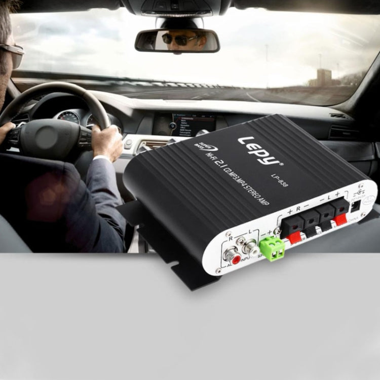 Car 2.1CH HIFI Subwoofer Amplifier Audio, Support MP3(Black) -  by PMC Jewellery | Online Shopping South Africa | PMC Jewellery | Buy Now Pay Later Mobicred