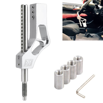 Car Modification Heightening Gear Shifter Extension Rod Adjustable Height Adjuster Lever Shift Lever with Adapters for Honda(Silver) - Shift Knob by PMC Jewellery | Online Shopping South Africa | PMC Jewellery | Buy Now Pay Later Mobicred