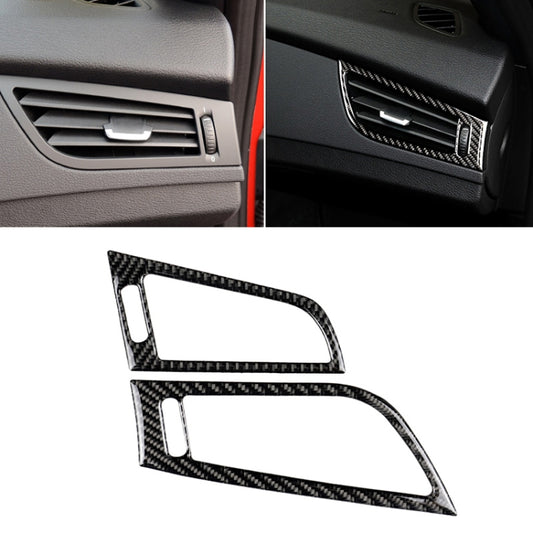 Car Carbon Fiber Side Air Outlet Panel Solid Color Decorative Sticker for BMW Z4 2009-2015, Suitable For Left Driving - Car Interior Mouldings by PMC Jewellery | Online Shopping South Africa | PMC Jewellery | Buy Now Pay Later Mobicred