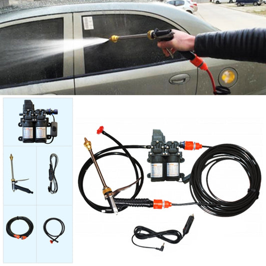 DC 12V Portable Double Pump High Pressure Outdoor Car Cigarette Lighter Washing Machine Vehicle Washing Tools - Car Washer & Accessories by PMC Jewellery | Online Shopping South Africa | PMC Jewellery | Buy Now Pay Later Mobicred