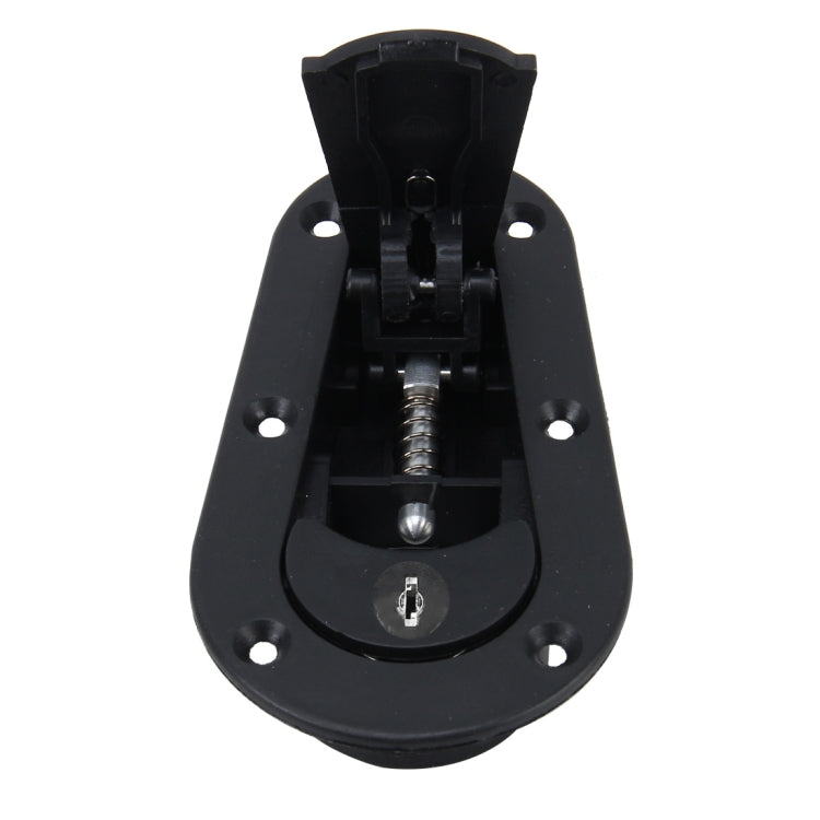 A Pair Car Modified Hood Lock General Racing Car Cover Lock with Keys(Black) - Locks & Hasps by PMC TechLife | Online Shopping South Africa | PMC TechLife | Buy Now Pay Later Mobicred