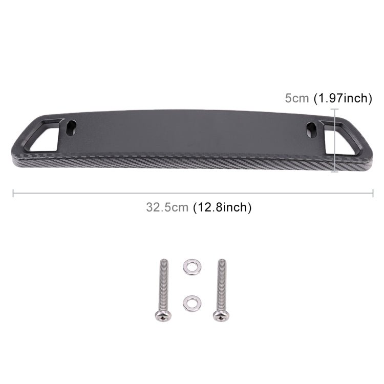 Universal Car License Holder Number Plate Frame Carbon Fiber License Plate Holder - License Plate Covers & Frames by PMC Jewellery | Online Shopping South Africa | PMC Jewellery | Buy Now Pay Later Mobicred