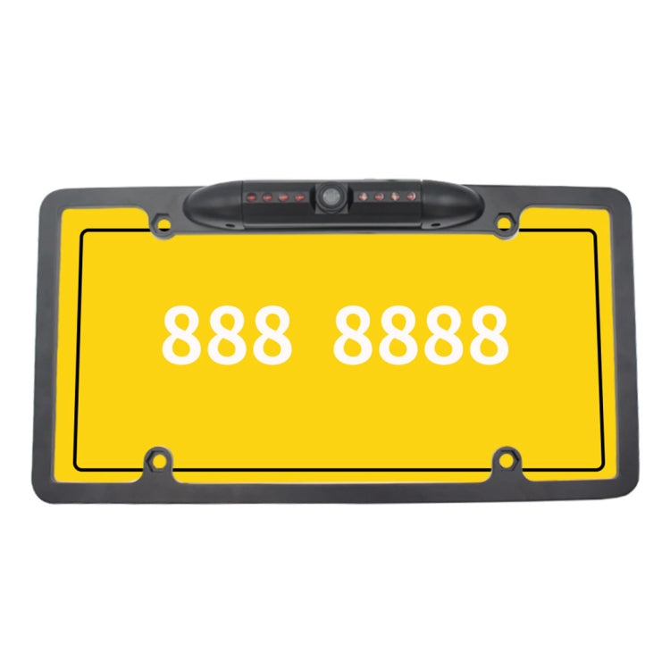 PZ422 America Car License Plate Frame 120 Degree Rear View Camera - Rear View Cameras by PMC Jewellery | Online Shopping South Africa | PMC Jewellery | Buy Now Pay Later Mobicred