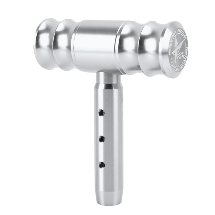 Universal Car Thread T-shaped Gear Head Gear Shift Knob(Silver) - Shift Knob by PMC Jewellery | Online Shopping South Africa | PMC Jewellery | Buy Now Pay Later Mobicred