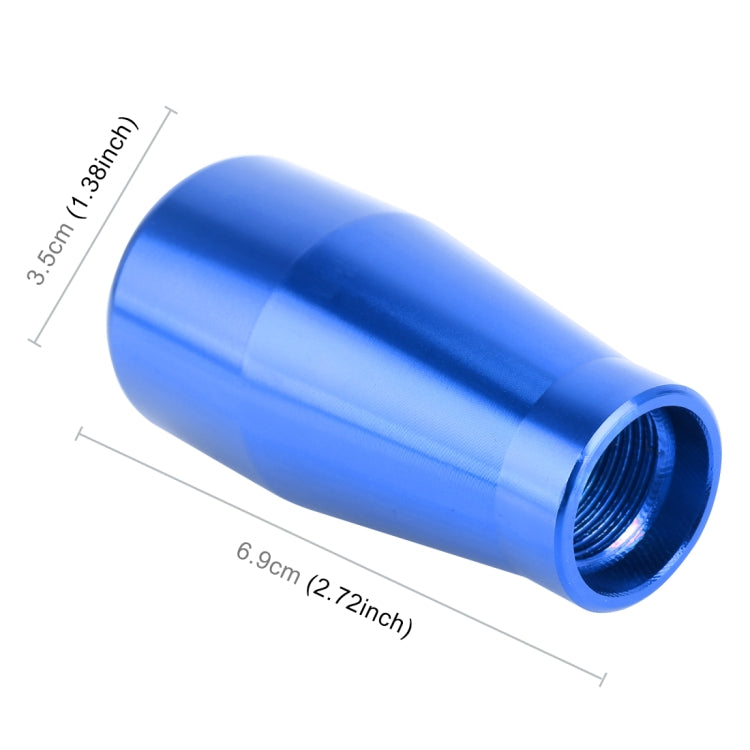 Universal Car Solid Color Cone Shape Shifter Manual Automatic Gear Shift Knob(Blue) - Shift Knob by PMC TechLife | Online Shopping South Africa | PMC TechLife | Buy Now Pay Later Mobicred