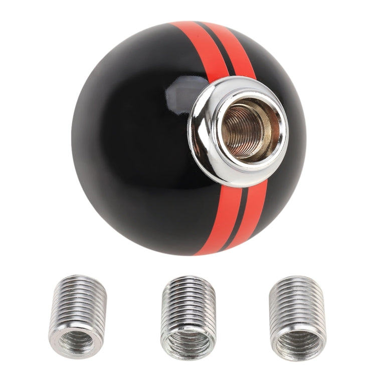 Universal Vehicle Ball Shape Modified Resin Shifter Manual 5-Speed Gear Shift Knob (Black Red) - Shift Knob by PMC Jewellery | Online Shopping South Africa | PMC Jewellery | Buy Now Pay Later Mobicred