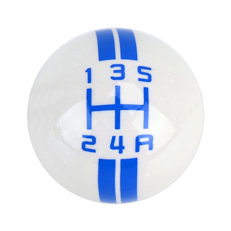 Universal Vehicle Ball Shape Modified Resin Shifter Manual 5-Speed Gear Shift Knob(Blue) - Shift Knob by PMC Jewellery | Online Shopping South Africa | PMC Jewellery | Buy Now Pay Later Mobicred