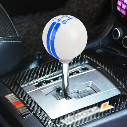 Universal Vehicle Ball Shape Modified Resin Shifter Manual 6-Speed Left-R Gear Shift Knob(Blue) - Shift Knob by PMC Jewellery | Online Shopping South Africa | PMC Jewellery | Buy Now Pay Later Mobicred