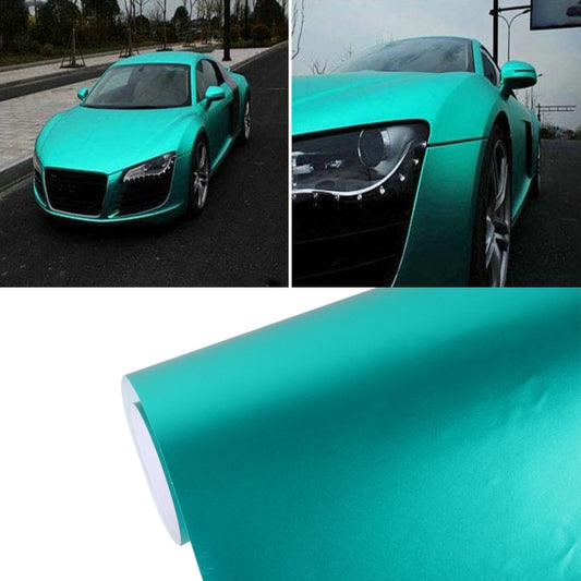 1.52m × 0.5m Ice Blue Metallic Matte Icy Ice Car Decal Wrap Auto Wrapping Vehicle Sticker Motorcycle Sheet Tint Vinyl Air Bubble Free(Lake Blue) - Auto Film by PMC Jewellery | Online Shopping South Africa | PMC Jewellery | Buy Now Pay Later Mobicred