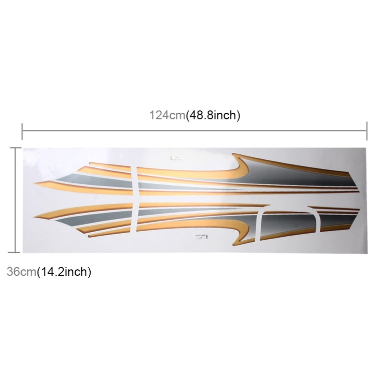 5 PCS SUV Body Decorative Strip Brand Car Streamline Shining Sticker for Toyota Prado4000 2011 Version - Decorative Sticker by PMC Jewellery | Online Shopping South Africa | PMC Jewellery | Buy Now Pay Later Mobicred