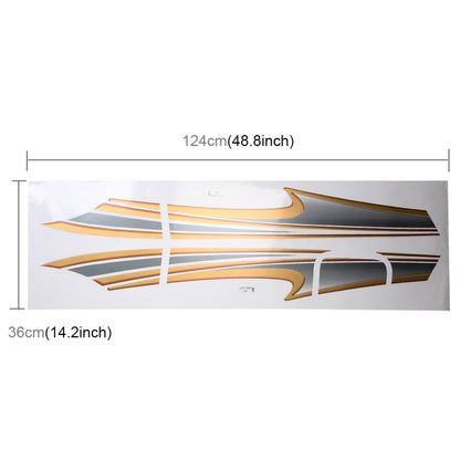 5 PCS SUV Body Decorative Strip Brand Car Streamline Shining Sticker for Toyota Prado4000 2011 Version - Decorative Sticker by PMC Jewellery | Online Shopping South Africa | PMC Jewellery | Buy Now Pay Later Mobicred