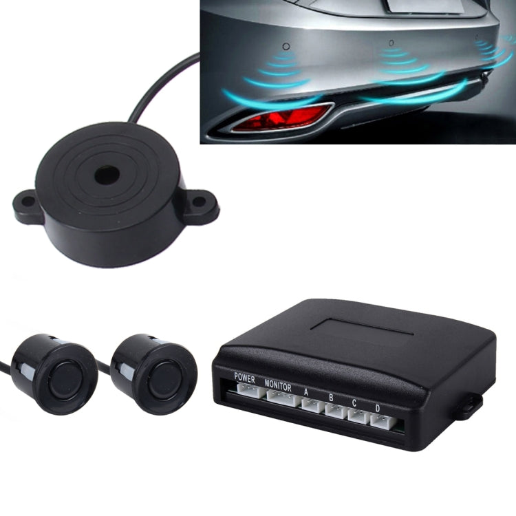 Car Buzzer Reverse Backup Radar System - Premium Quality 2 Parking Sensors Car Reverse Backup Radar System - Radar Detectors by PMC Jewellery | Online Shopping South Africa | PMC Jewellery | Buy Now Pay Later Mobicred