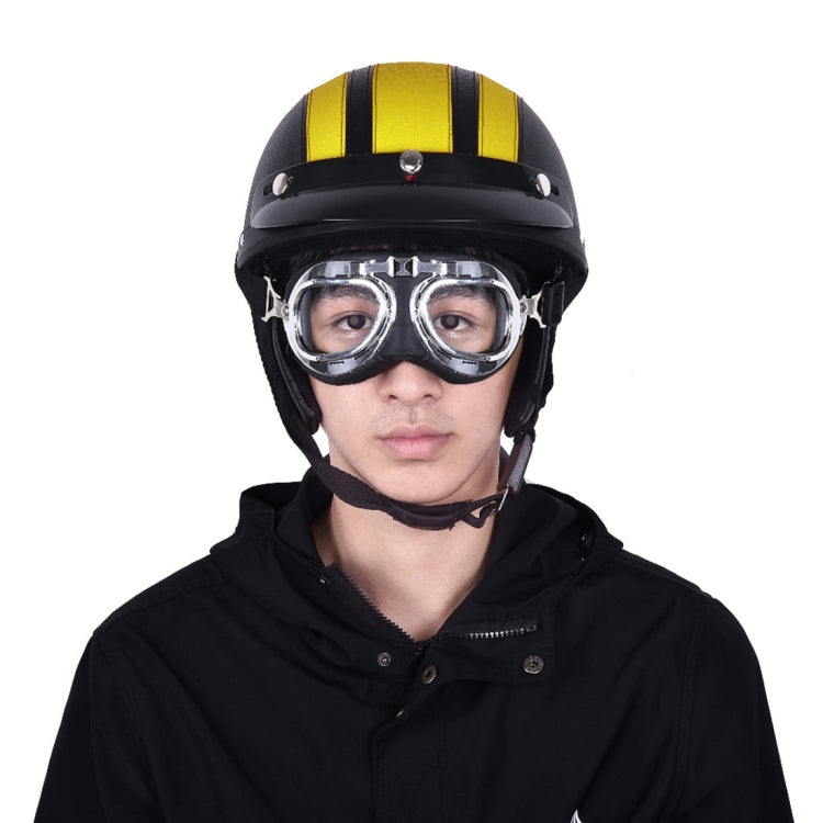 Winter Season Motorcycle Breathable Safty Helmet(Yellow) - Helmets by PMC Jewellery | Online Shopping South Africa | PMC Jewellery | Buy Now Pay Later Mobicred