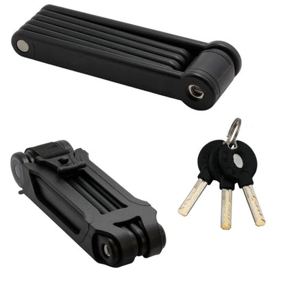 Foldable Alloy Steel Anti-theft Lock with Keys for Motorcycle Bike House Door - Theft Protection by PMC Jewellery | Online Shopping South Africa | PMC Jewellery | Buy Now Pay Later Mobicred