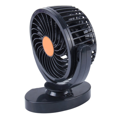 HUXIN HX-T306 6W 360 Degree Adjustable Rotation Low Noise Mini Electric Car Fan, DC 24V - Heating & Fans by PMC Jewellery | Online Shopping South Africa | PMC Jewellery | Buy Now Pay Later Mobicred