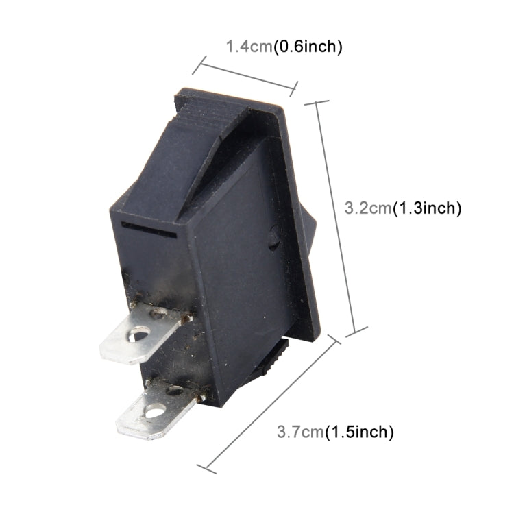 10 PCS Car Auto Universal DIY 2 Pin Boat Cap OFF- ON Push Button - Car Switches by PMC TechLife | Online Shopping South Africa | PMC TechLife | Buy Now Pay Later Mobicred