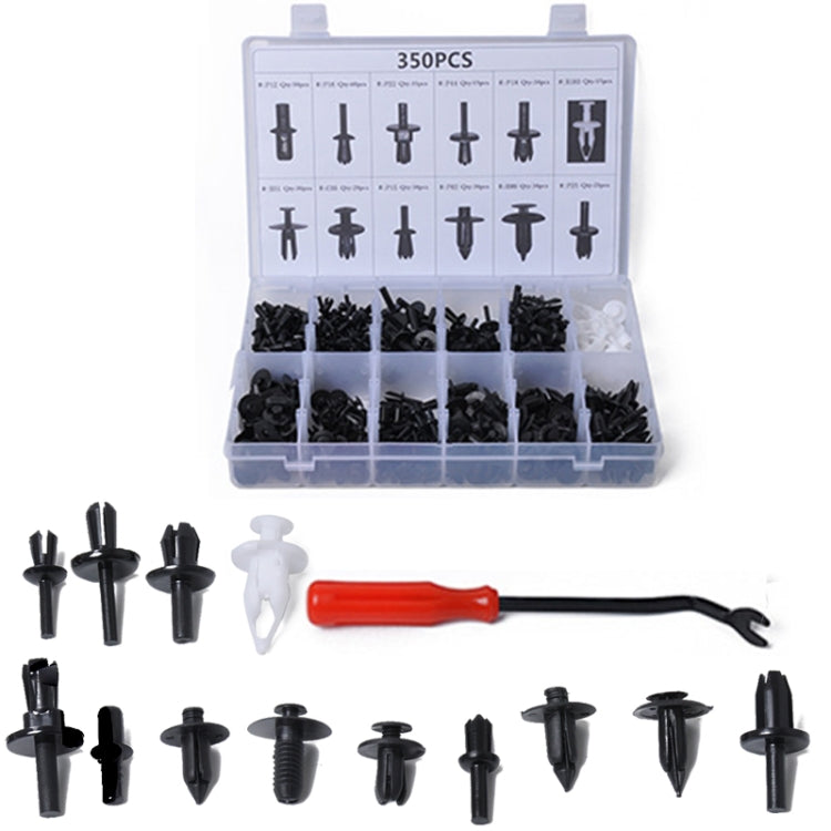 350 PCS Universal Car Retainer Clips Assortment Car Panel Trim Plastic Fasteners Rivet Clips Set - Nuts & Bolts by PMC Jewellery | Online Shopping South Africa | PMC Jewellery