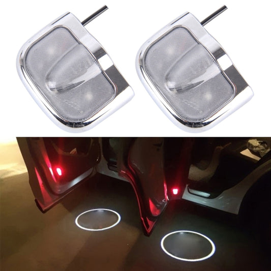 2 PCS LED Car Door Welcome Logo Car Brand Shadow Light Laser Projector Lamp for MAZDA(Silver) - Door Lights by PMC Jewellery | Online Shopping South Africa | PMC Jewellery | Buy Now Pay Later Mobicred