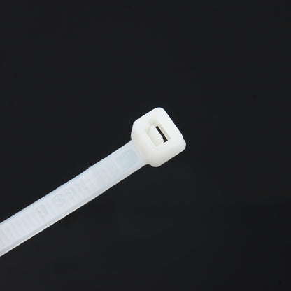 500 PCS 5mm*250mm Nylon Cable Ties(White) - Booster Cable & Clip by PMC Jewellery | Online Shopping South Africa | PMC Jewellery