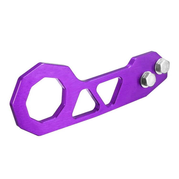 Aluminum Alloy Rear Tow Towing Hook Trailer Ring for Universal Car Auto with 2 x Screw Holes(Purple) - Towing Bars by PMC Jewellery | Online Shopping South Africa | PMC Jewellery | Buy Now Pay Later Mobicred