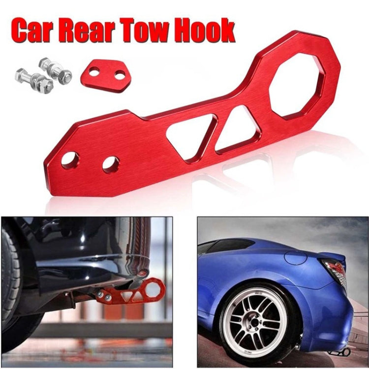 Aluminum Alloy Rear Tow Towing Hook Trailer Ring for Universal Car Auto with 2 x Screw Holes(Purple) - Towing Bars by PMC Jewellery | Online Shopping South Africa | PMC Jewellery | Buy Now Pay Later Mobicred