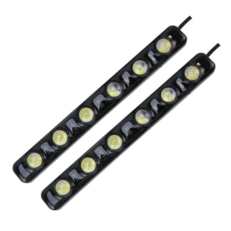 2 PCS 6W 180 LM 6000K DRL Daytime Running Light with 6 SMD-5050 Lamps, DC 12V(White Light) - Running Lights by PMC Jewellery | Online Shopping South Africa | PMC Jewellery | Buy Now Pay Later Mobicred