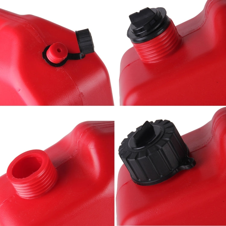 Gasoline Fuel Tanks Plastic 2.6 Gallon 10 Litres Auto Shut Off Fuel Cans Oil Container Emergency Backup(Red) - oil tank tubes & oil pumps by PMC Jewellery | Online Shopping South Africa | PMC Jewellery | Buy Now Pay Later Mobicred