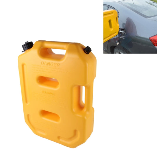 Gasoline Fuel Tanks Plastic 2.6 Gallon 10 Litres Auto Shut Off Fuel Cans Oil Container Emergency Backup(Yellow) - oil tank tubes & oil pumps by PMC Jewellery | Online Shopping South Africa | PMC Jewellery | Buy Now Pay Later Mobicred